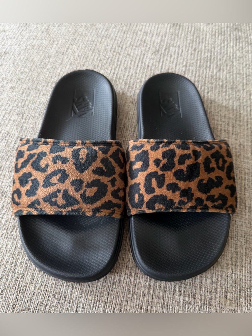Vans Leopard Print Slides - 1.0